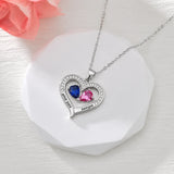 Collar “Amor Para Siempre” para Mi Mujer – Corazón de Plata 925