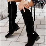 ZAVIRA | Botas de ante elegantes y cálidas para mujer