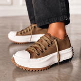 Bettina | Zapatillas de Plataforma Dentada
