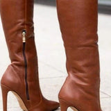 VALENTINA | Botas con tacón de aguja