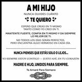 Pulsera para Hijo – "Conectados para Siempre"